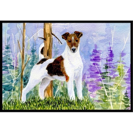 Carolines Treasures 18 x 27 in. Jack Russell Terrier Indoor Outdoor Doormat SS8640MAT